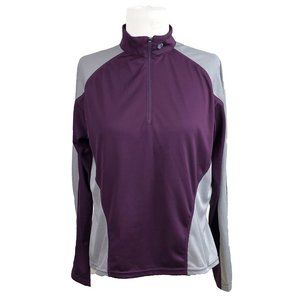 Pearl Izumi L Large 1/4 Zip Cycling Jersey Lightweight Long Sleeve No Pockets